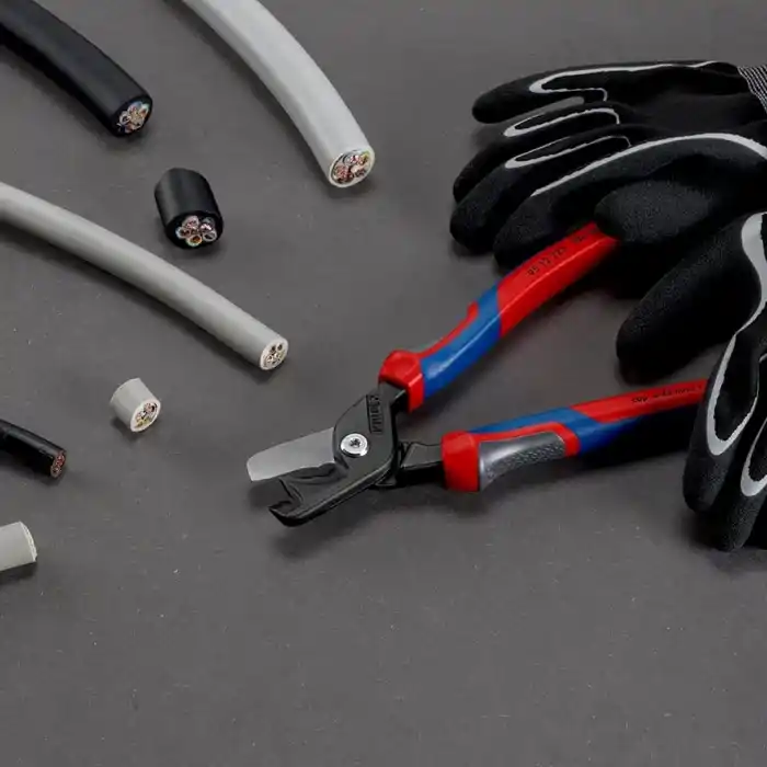 Knipex 95 12 225 StepCut XL Kademeli Kesimli Kablo Makası