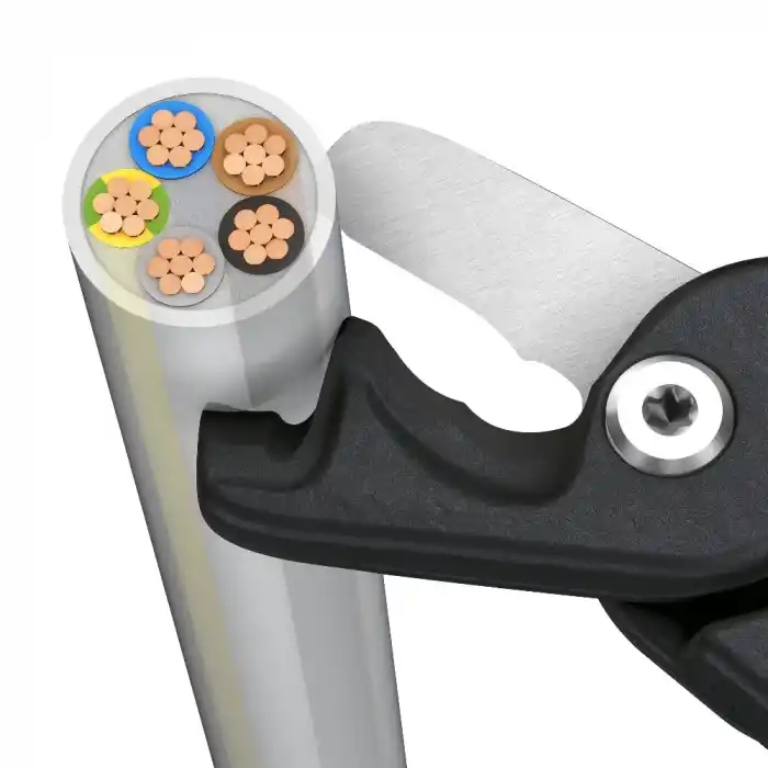 Knipex 95 18 225 StepCut XL Kademeli Kesimli Kablo Makası