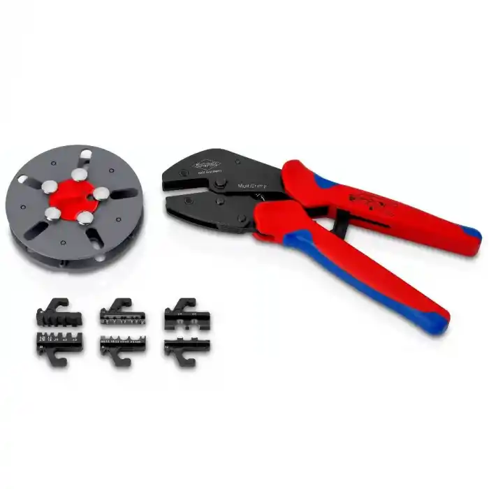 Knipex 97 33 03 MultiCrimp Değiştirilebilir Çeneli Pabuç Sıkma Pensesi