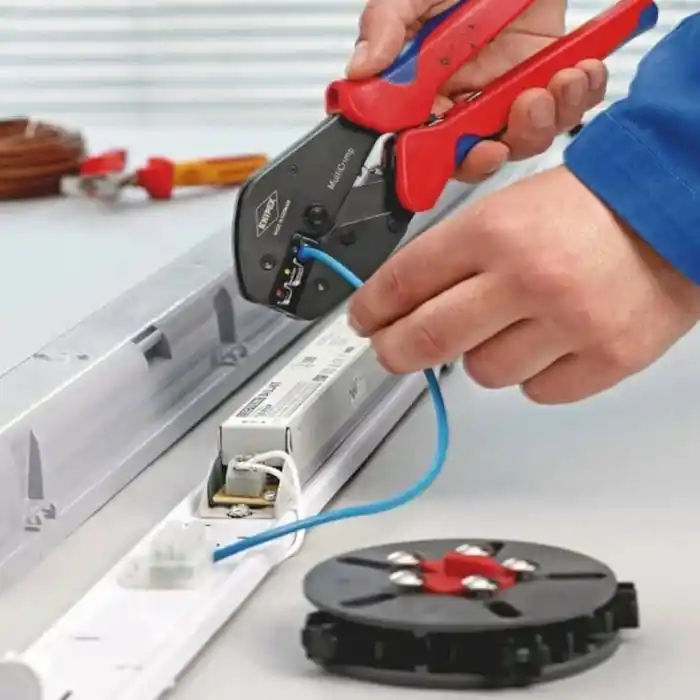 Knipex 97 39 90 Sıkma Penseleri için Değiştirelebilir Çeneli Yüksük Sıkma