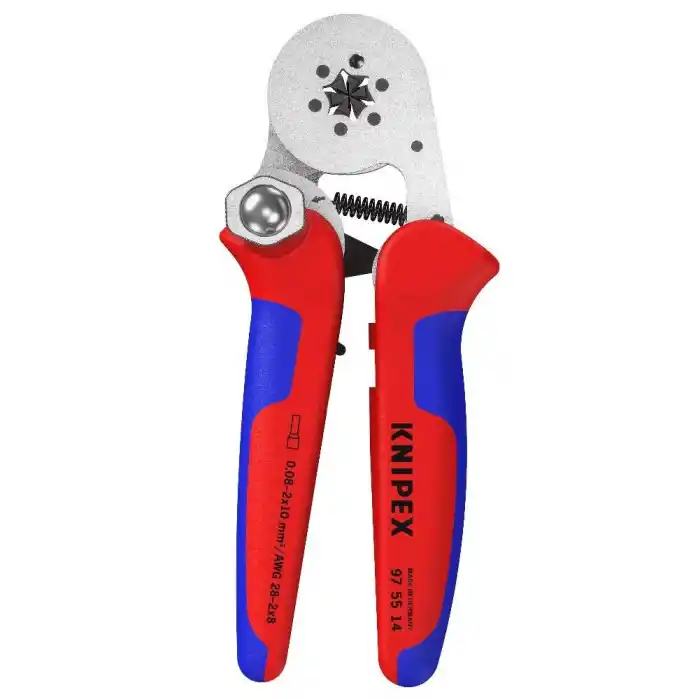 Knipex 97 55 14 Kendiliğinden Ayarlanan Kablo Yüksük Sıkma Pense