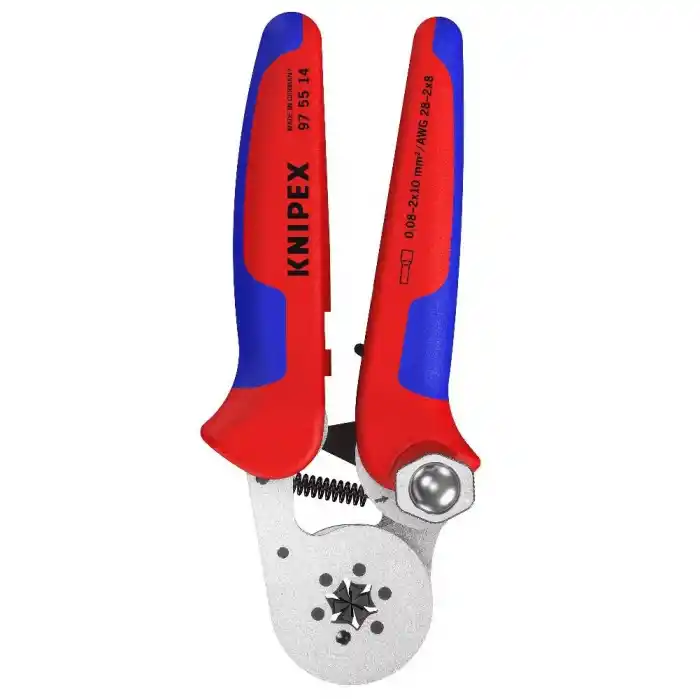 Knipex 97 55 14 Kendiliğinden Ayarlanan Kablo Yüksük Sıkma Pense