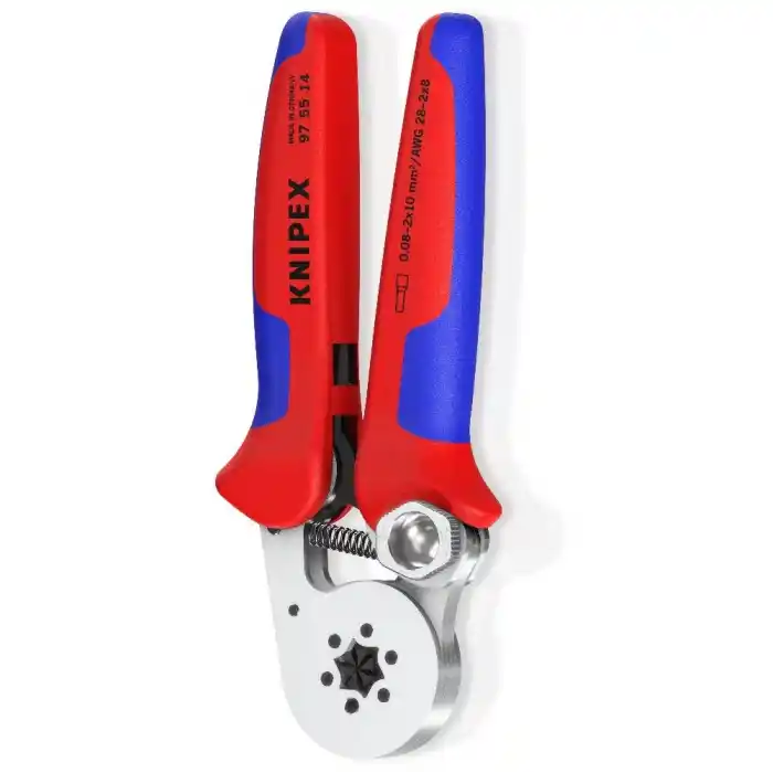 Knipex 97 55 14 Kendiliğinden Ayarlanan Kablo Yüksük Sıkma Pense