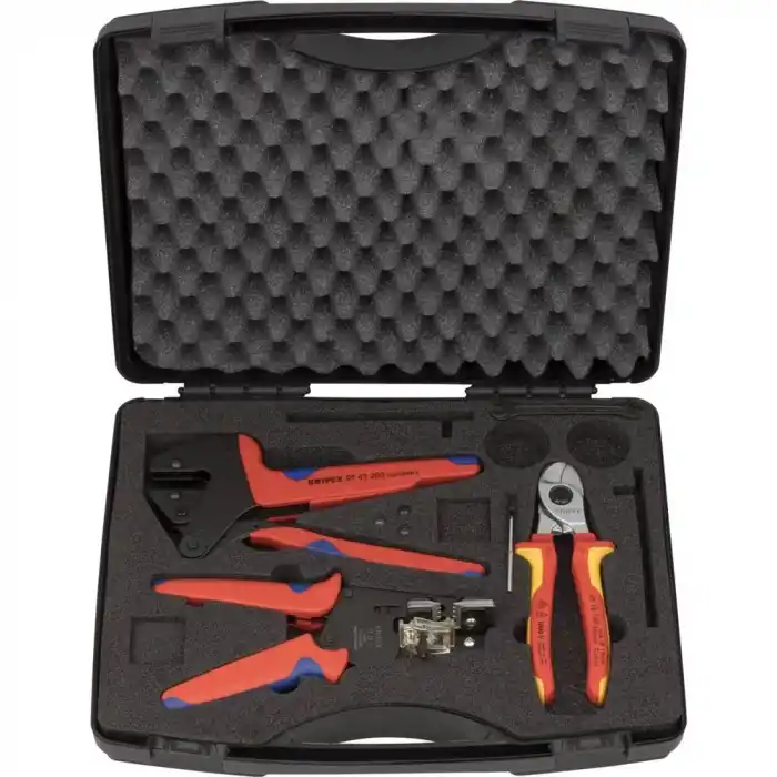 Knipex 97 91 01 Fotovoltaik Sistemler için Çantalı Alet Seti