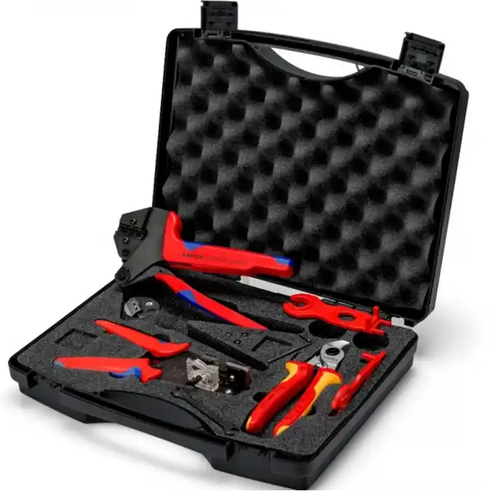 Knipex 97 91 04 V01 Fotovoltaik Sistem Alet Seti 7 Parça