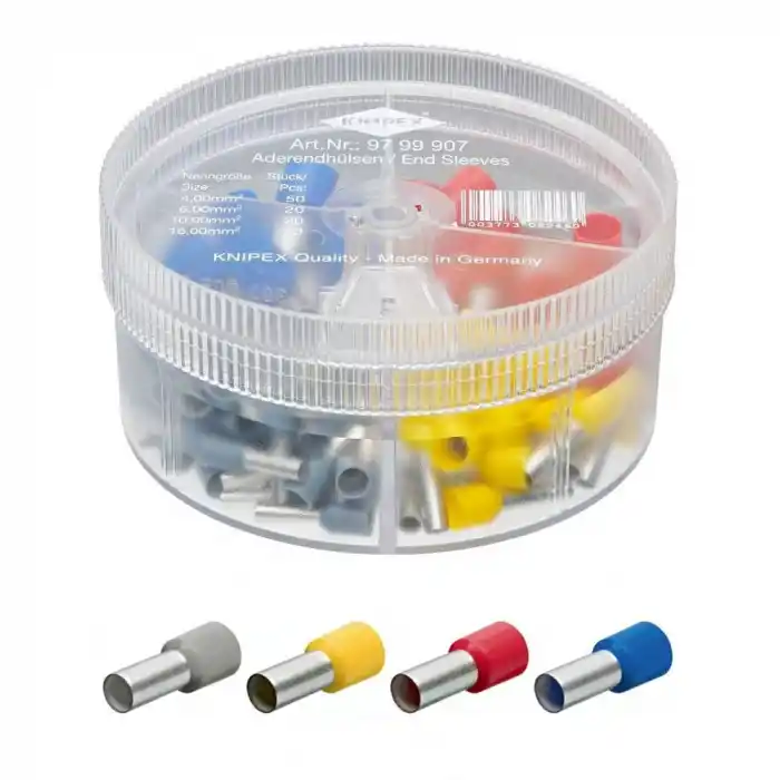 Knipex 97 99 907 Yalıtımlı Yüksüklü Asorti Kutusu 4 Parçalı