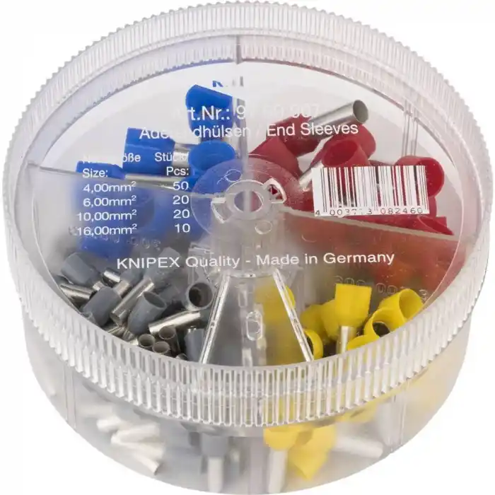 Knipex 97 99 907 Yalıtımlı Yüksüklü Asorti Kutusu 4 Parçalı