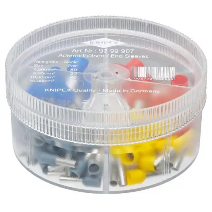 Knipex 97 99 907 Yalıtımlı Yüksüklü Asorti Kutusu 4 Parçalı