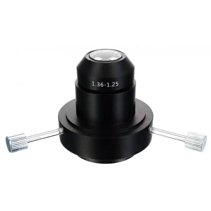 Levenhuk MED Karanlık alan kondansatörü (yağ, NA 1,36–1,25) MED 30/35/40/45 Mikroskoplar için