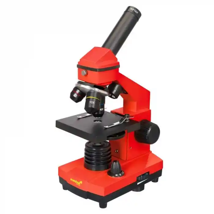 Levenhuk Rainbow 2L PLUS Kırmızı Mikroskop