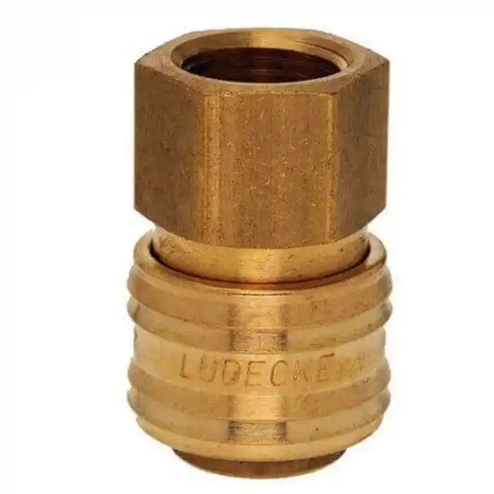 Lüdecke ES 38 I 3/8 inç Stoper Dişi Gövde