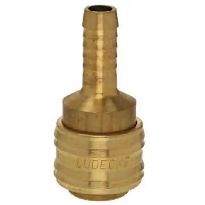 LÜDECKE ES 8 T Stoper Gövde (Hortum İçin 8mm)