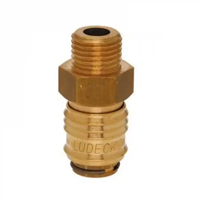 Lüdecke ESM 14A 1/4 inç Stoper Erkek Gövde