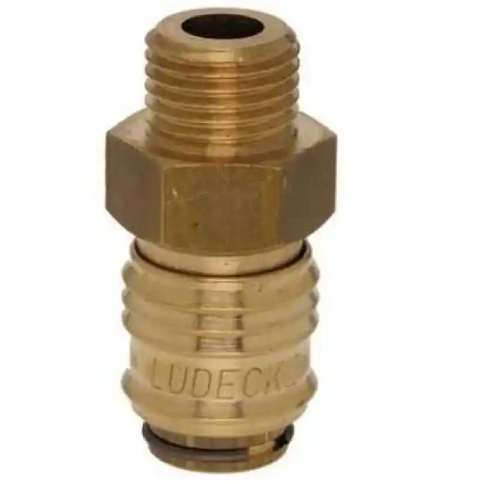 LÜDECKE ESM 18 A Mini Stoper Gövde (1/8” Erkek)