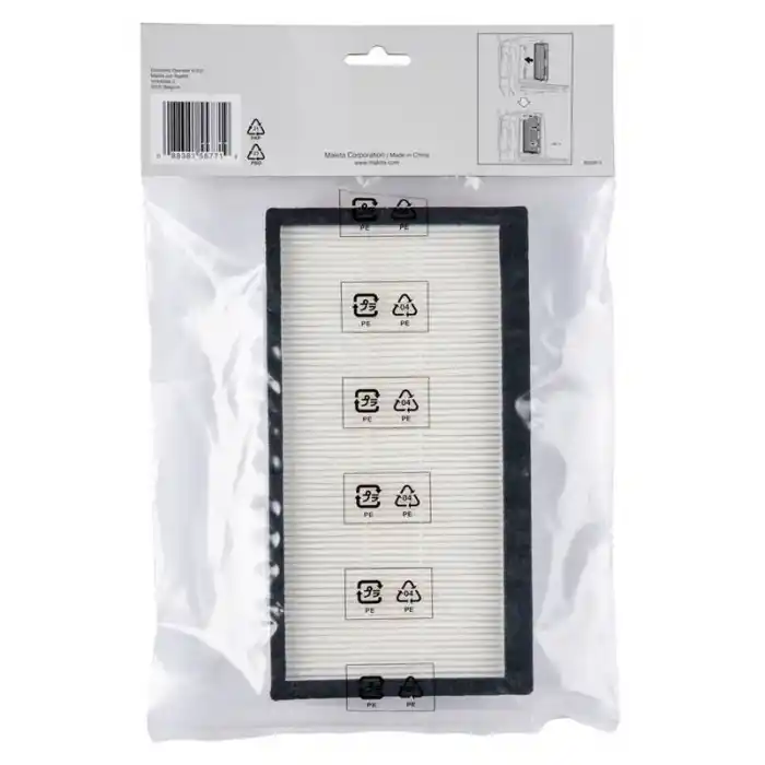 Makita 191D12-9 Sırt Tipi Elektrikli Süpürge Hepa Filtre