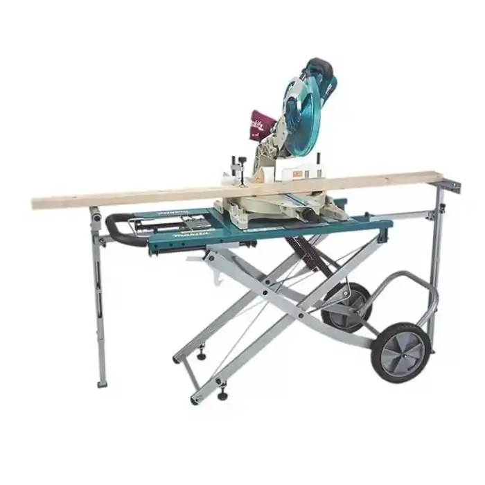 Makita 194943-7 Gönye Tezgah Modelleri için Tekerlekli Uzatma Destekli Tezgah Seti