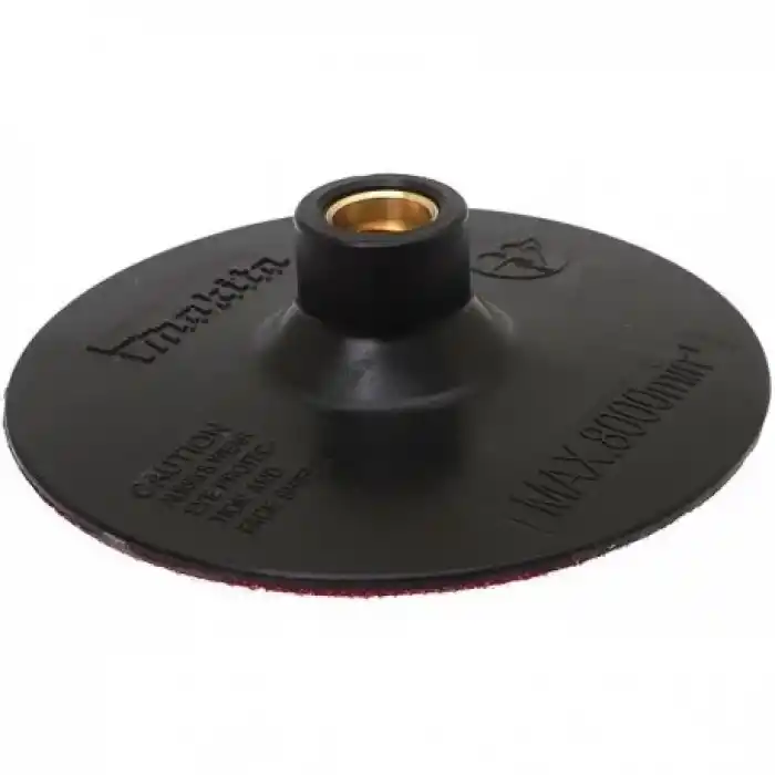 Makita 743060-6 9565CV Taşlama için 125mm Cırtlı Lastik Taban