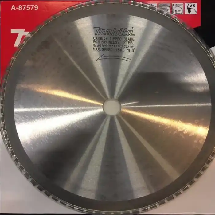 Makita A-87579 LC1210,LC1230 Metal Kesme için Elmas Daire Testere Bıçağı 305x25.4mm 76 Diş