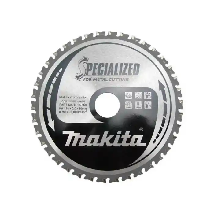 Makita B-09759 4131 Daire Testere için Elmas Testere Bıçağı 185x30mm 38 Diş