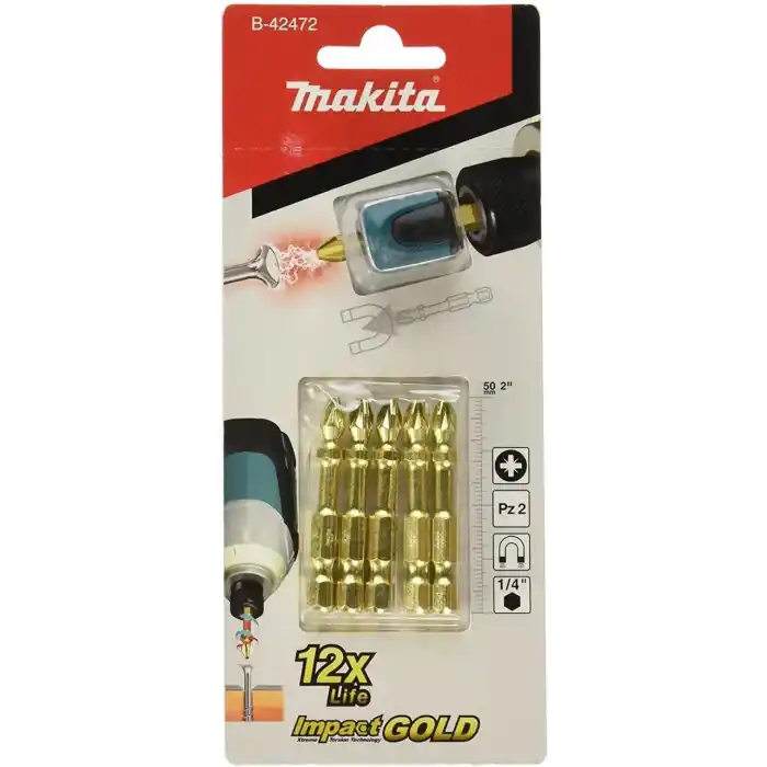 Makita B-42472 I.G. Pz2 5 Parça Uç ve Mag Boost
