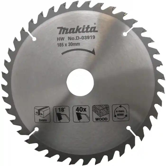 Makita D-03919 Elmas Daire Testere Bıçağı 185x40Diş