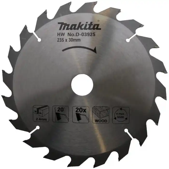 Makita D-03925 Elmas Daire Testere Bıçağı 235x20Diş