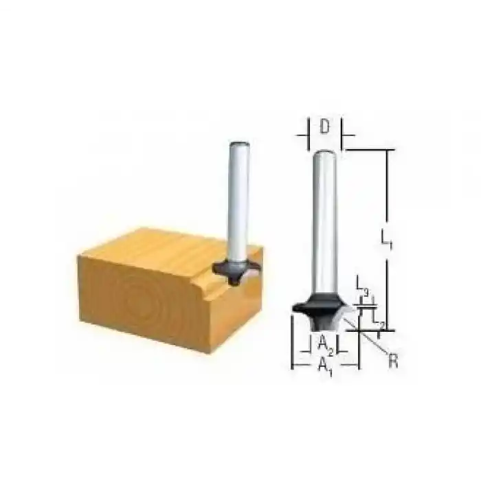 Makita D-09357 Köşe Yuvarlama Freze Ucu