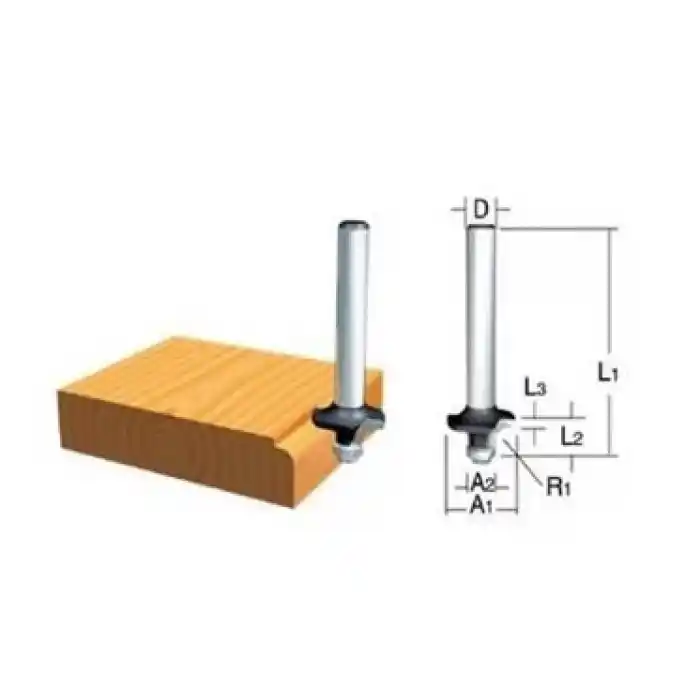 Makita D-09444 Rulmanlı Kordon Bıçağı Freze Ucu