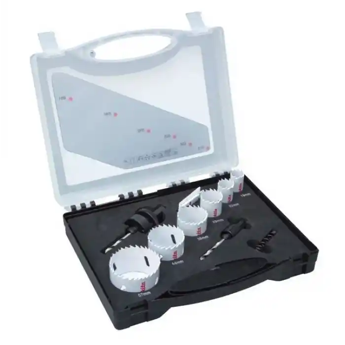 Makita D-16938 Bi-Metal Tesisatçı Delik Testere Seti 19-57mm 9 Parça