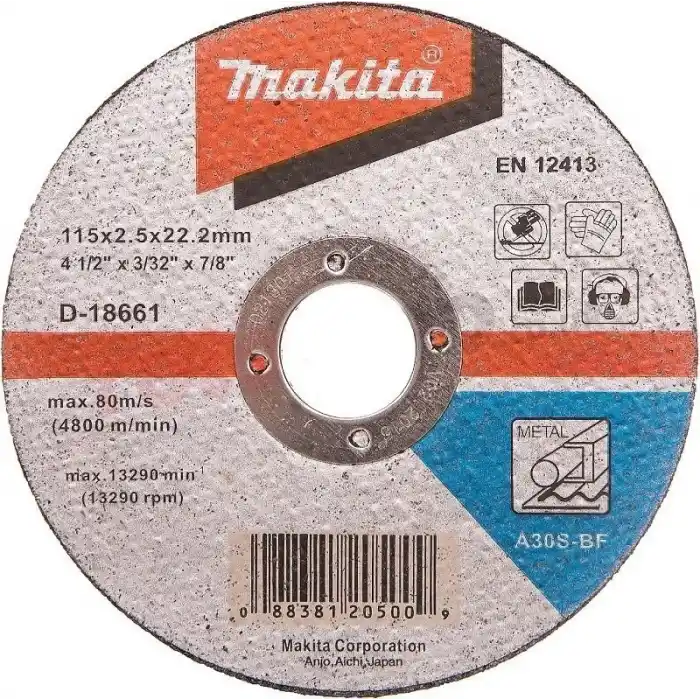 Makita D-18661 Düz Flex Metal Kesme Taşı 115x2.5 mm