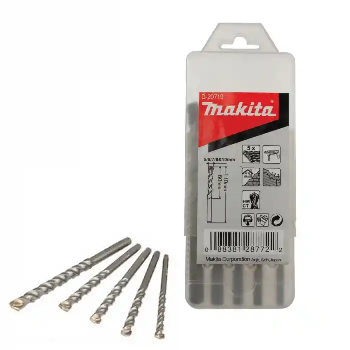 Makita D-20719 Elmas Beton Matkap Uç Seti 5 Parça