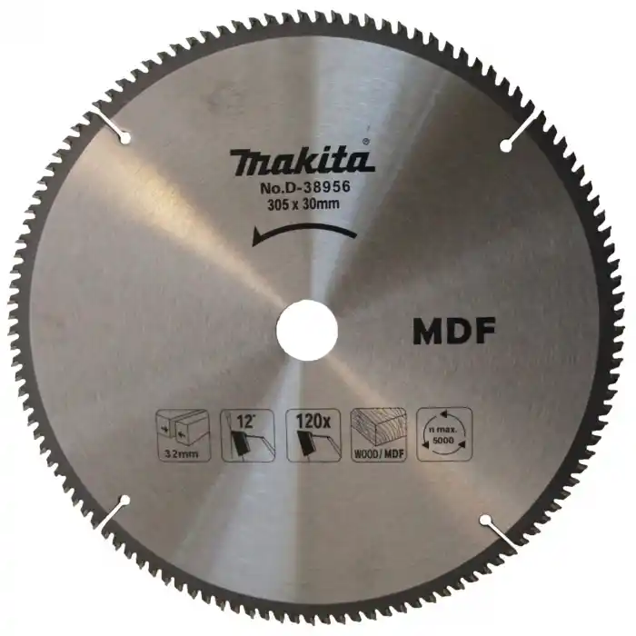 Makita D-38956 Tct Elmas Daire Testere Ahşap-Mdf 305x30mm 120Diş