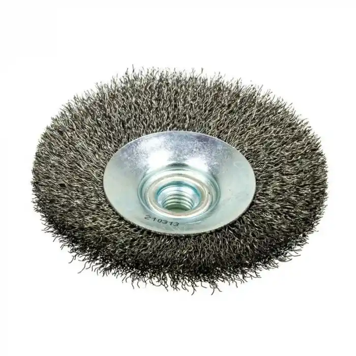 Makita D-39849 Kaynak Temizlik Dalgalı Telli Geniş Çanak Fırça 115xM14x2mm