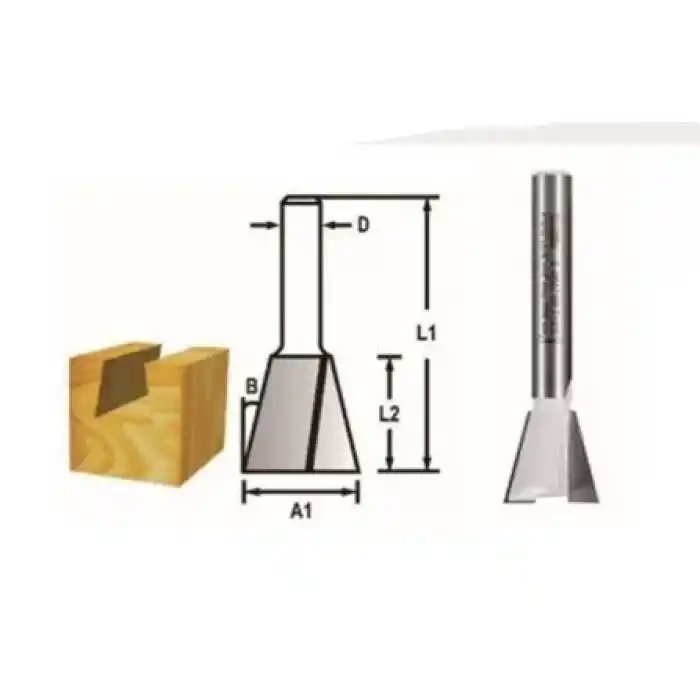 Makita D-48066 Kırlangıç Freze Bıçağı (Çift Bıçak)