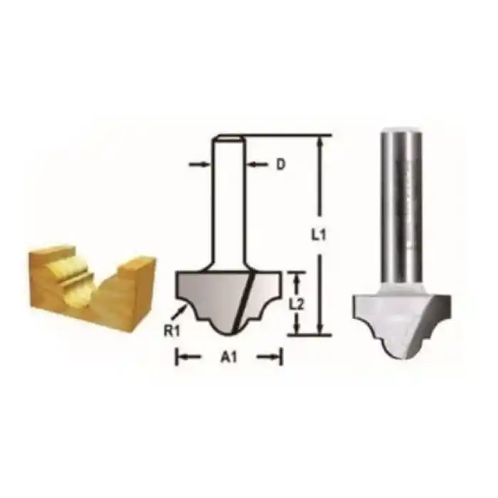 Makita D-48234 Klasik Dalma Kesme Freze Bıçağı (Çift Bıçak)