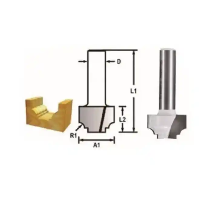 Makita D-48256 Klasik Dalma Kesme Freze Bıçağı (Çift Bıçak)