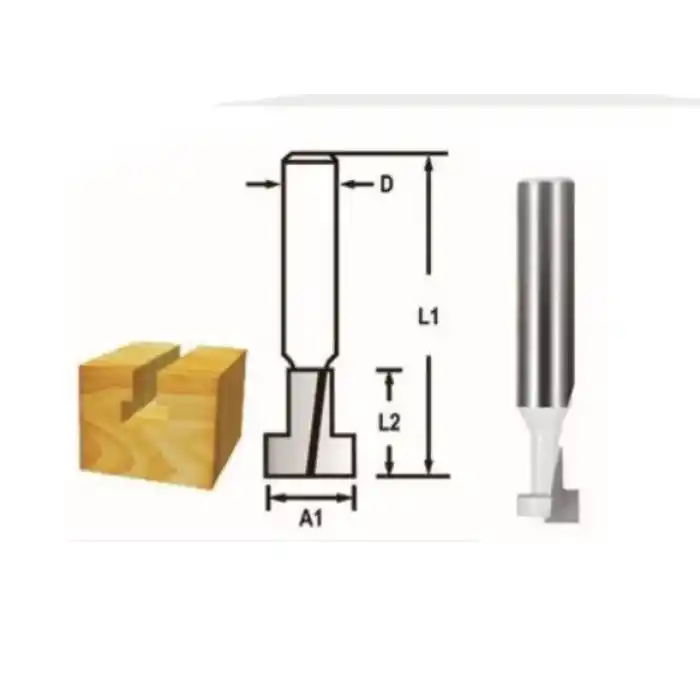 Makita D-48907 Fitil Freze Bıçağı (Çift Bıçak)