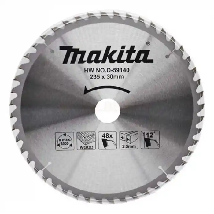 Makita D-59140 Ahşap için Daire Testere 235x30mm 48 Diş