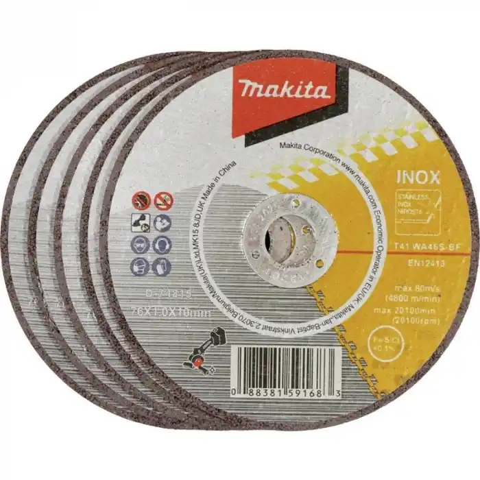 Makita D-74815-5 DMC300 için Paslanmaz Çelik Kesme Diski