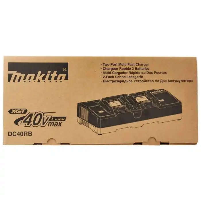Makita DC40RB XGT® 40V Max Bataryalar için Çift Şarj Cihazı