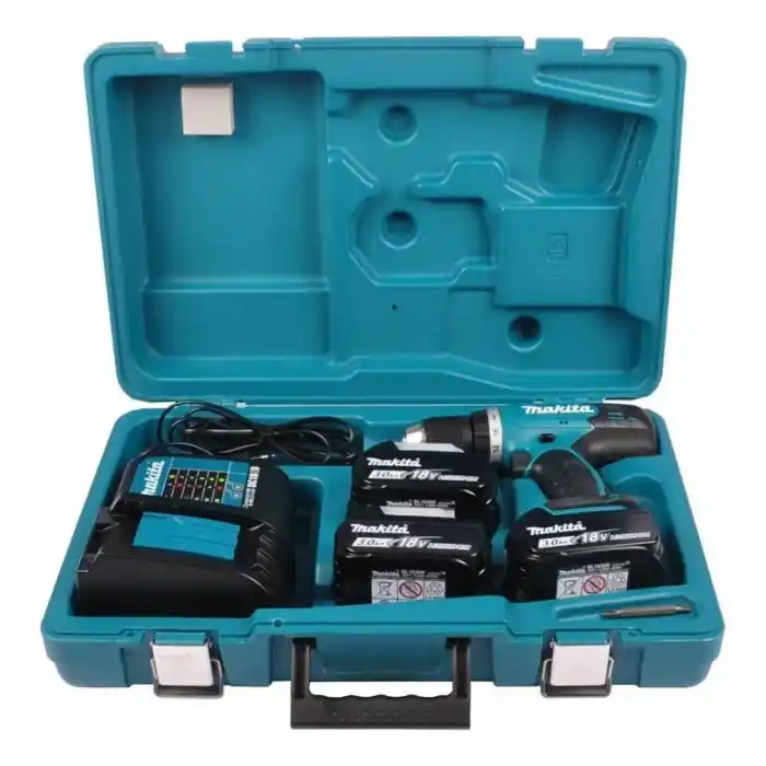 Makita DDF453SFE3 3 Akülü Matkap Vidalama