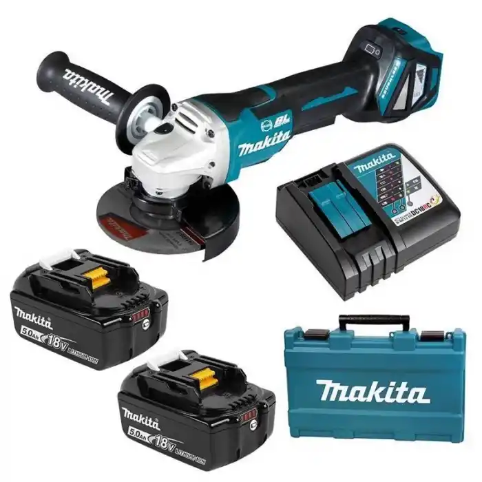 Makita DGA519RTJ Akülü Avuç Taşlama Pedal Tetikli 125mm