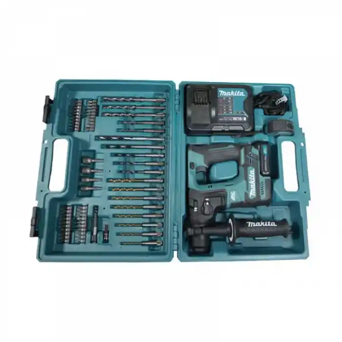 Makita HR166DWAE1 Akülü Kırıcı Delici +74 Parça Uç Setli