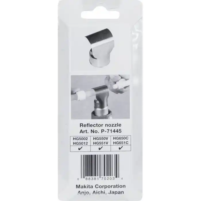 Makita P-71445 Sıcak Hava Tabancası Reflektor Nozulu