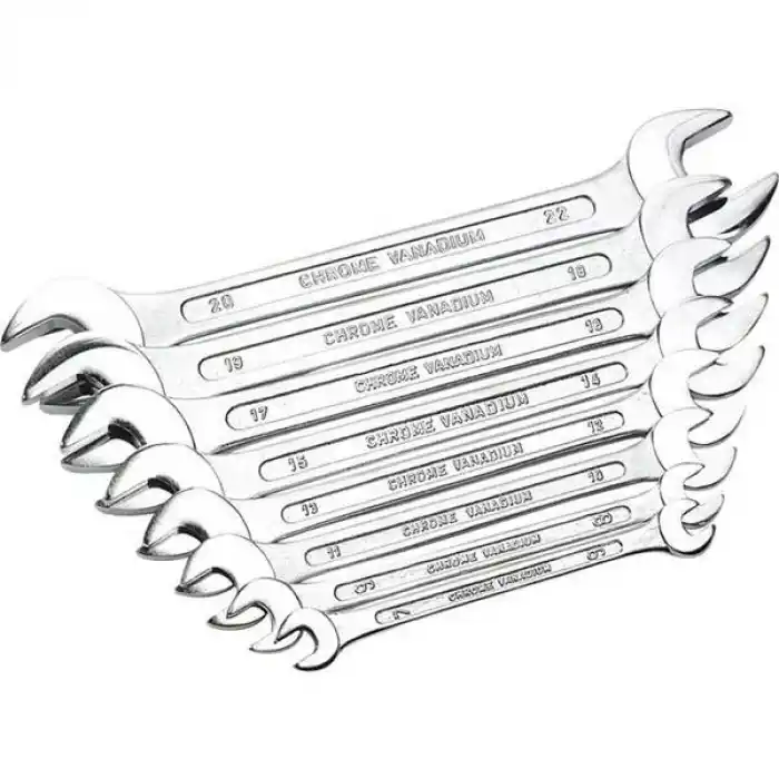 Mannesmann 110-08 DIN Açık Ağız Anahtar Takımı - (8 parça, 6-22mm)