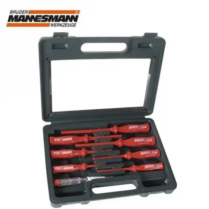Mannesmann 1187-8-PL İzoleli Tornavida Seti, 8 Parça