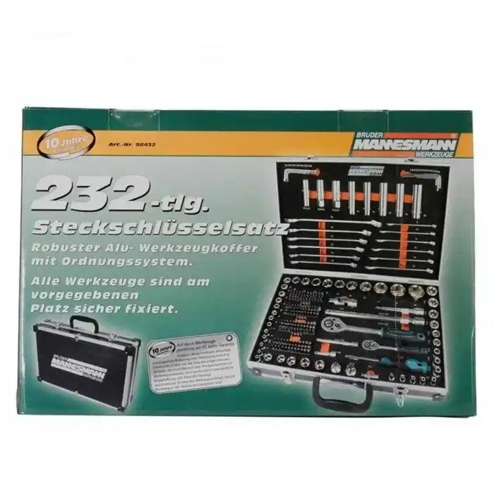 Mannesmann 98432 Lokma Anahtar Seti 232 Parça