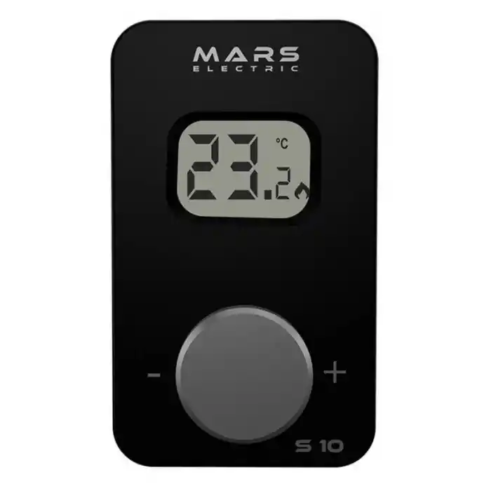 Mars S10 Kablosuz Dijital Oda Termostatı Siyah