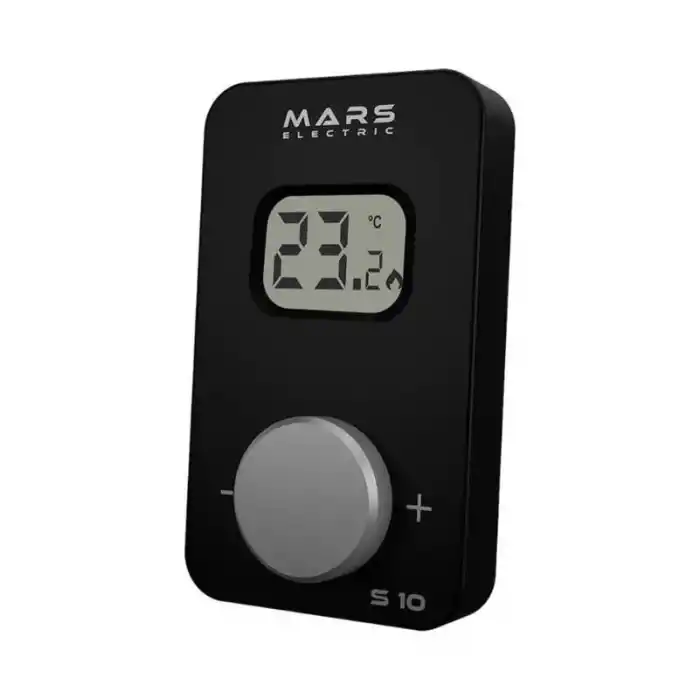Mars S10 Kablosuz Dijital Oda Termostatı Siyah