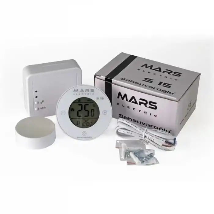 Mars S15 Kablosuz Dijital Oda Termostatı